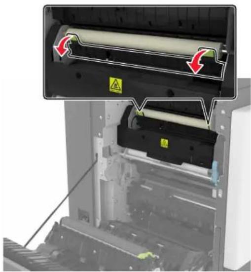 LEXMARK XC8163 - Bourrage papier derrière la porte B - 3