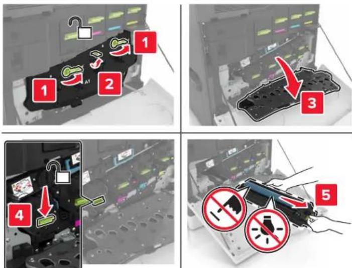 LEXMARK XC8163 - Remplacement d'un photoconducteur - 3