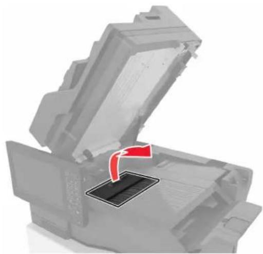 LEXMARK XC8163 - Bourrage papier dans le bac de l'unité de finition - 3