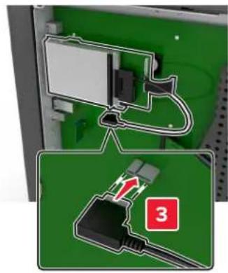 LEXMARK XC8163 - Installation d'un disque dur sur l'imprimante - 7