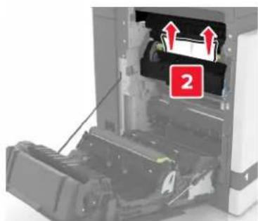 LEXMARK XC8163 - Bourrage papier dans le réceptacle standard - 3