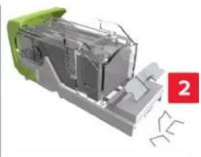 LEXMARK XC8163 - Bourrage d'agrafes derriere la porte J - 5