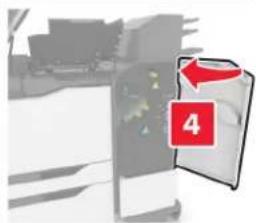 LEXMARK XC8163 - Bourrage papier derrière la porte K - 7