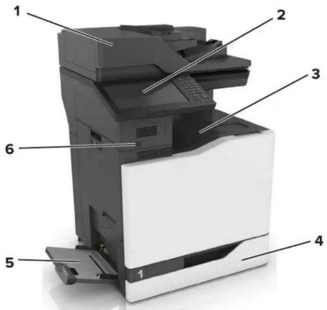 LEXMARK XC8163 - Modèle de base - 1