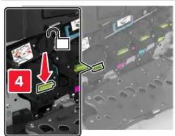 LEXMARK XC8163 - Remplacement d'une unité de développement - 7