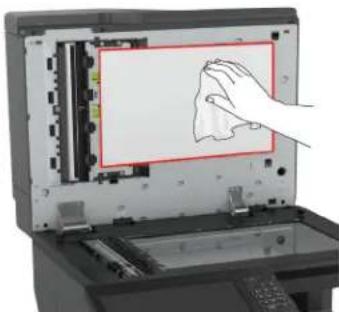 LEXMARK XC8163 - Nettoyage du scanner - 5