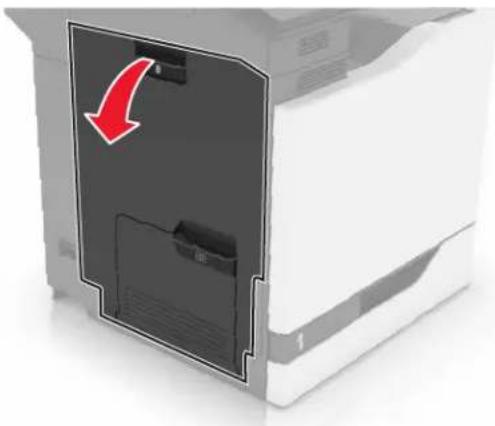 LEXMARK XC8163 - Bourrage papier derrière la porte B - 1