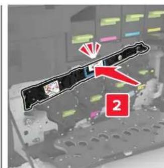 LEXMARK XC8163 - Remplacement de la courroie de transfert - 11