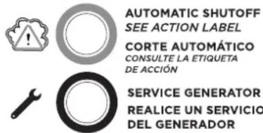 WESTINGHOUSE iGen4500cv - APAGADO AUTOMÁTICO DE CO DEL PANEL DE CONTROL - 1