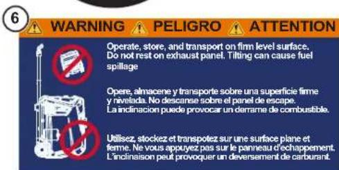 WESTINGHOUSE iGen4500cv - Al almacenar el generator: - 11