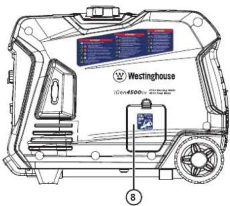 WESTINGHOUSE iGen4500cv - COMPOSANTS DU GÉNÉRATEUR - 2
