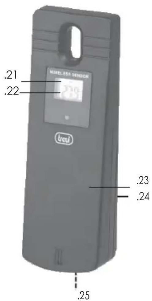 Trevi ME 3108 RC - esp TERMOMETRO DIGITAL - 3