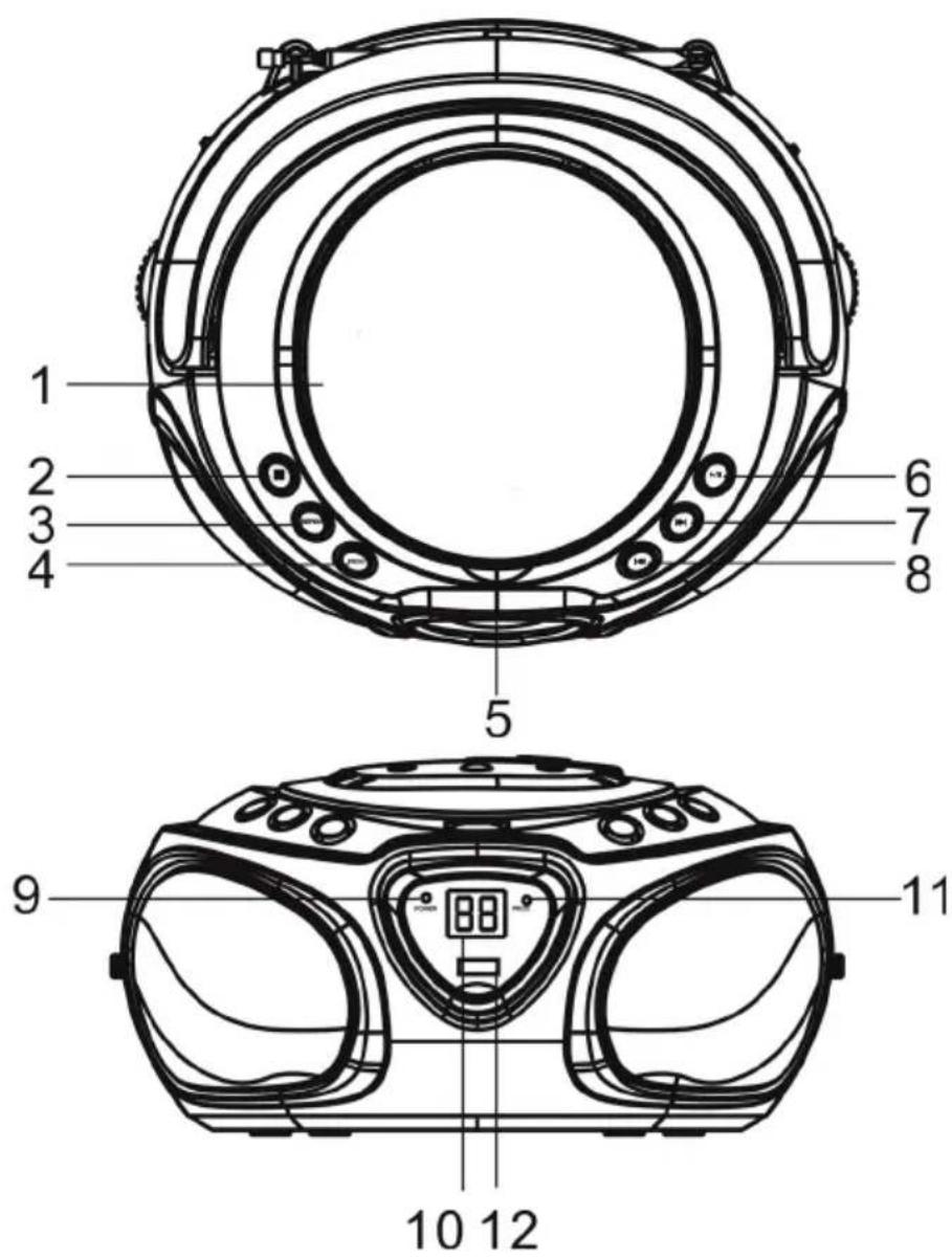 Auna Roadie Boombox - Battery instructions - 1