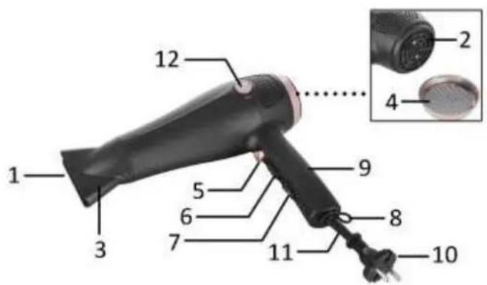 Emerio HD119520 - DELBESKRIVNING - 1