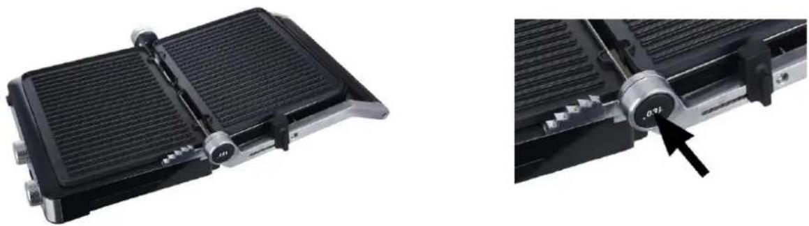 Emerio CG124243 - ANWENDUNG ALS EINEN OFFENEN GRILL - 1