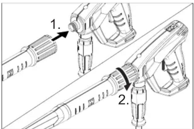 Kärcher HD 511 P Plus - Montaggio degli accessori - 1