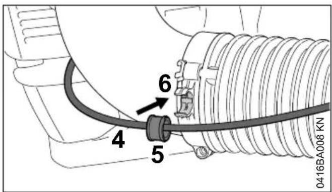 STIHL BR 450 C - Bedienungsgriff montieren - 2