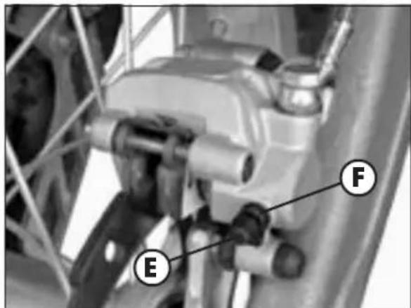 Beta RR 4T 400 (2008) - BLEEDING THE REAR BRAKE - 4