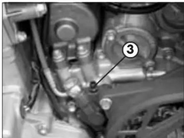 Beta RR 4T 400 (2008) - VIDANGE DE L'EMBRAYAGE HYDRAULIQUE - 1