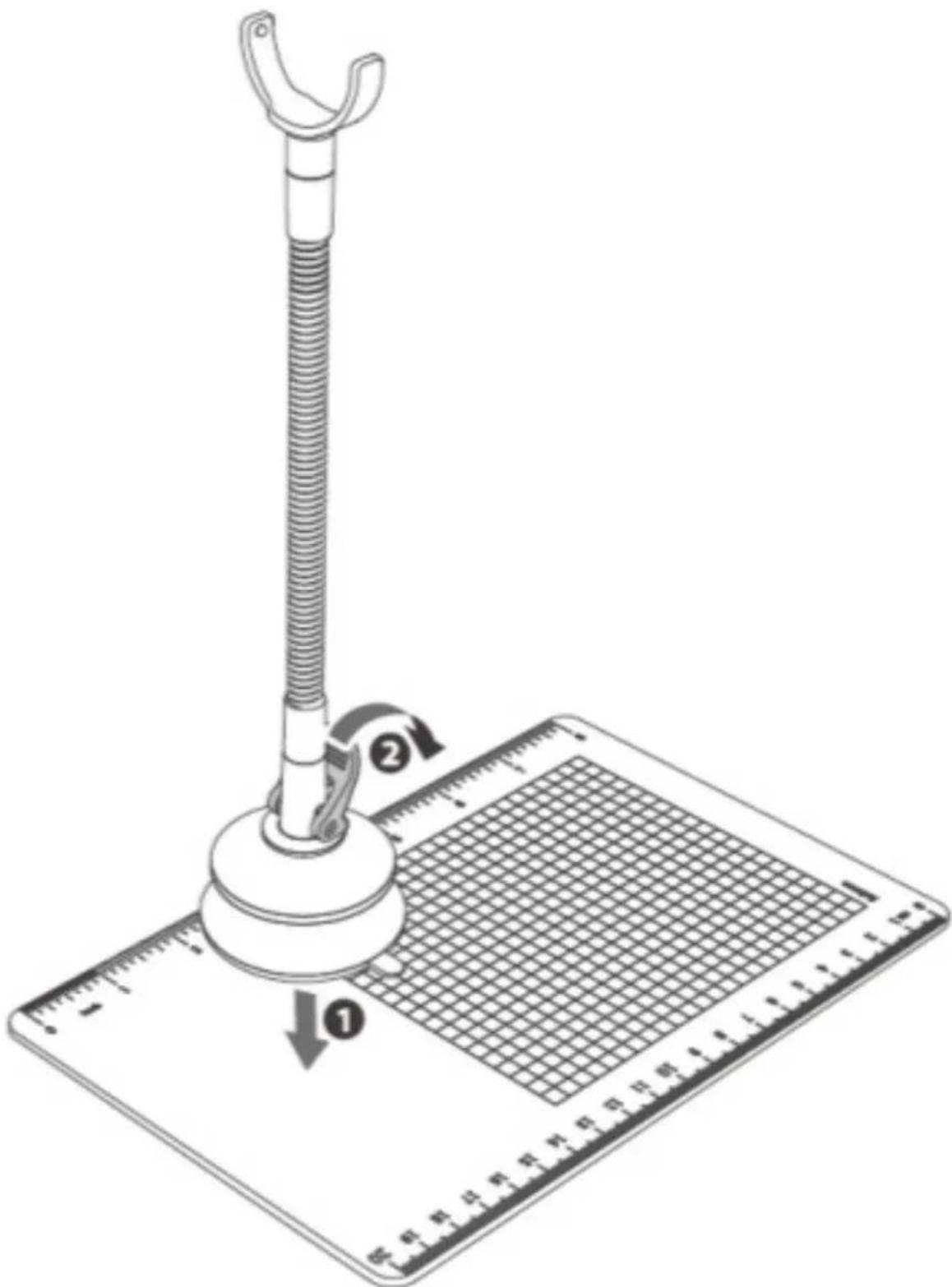 Reflecta DigiMicroscope Flex - Montar el soporte - 1