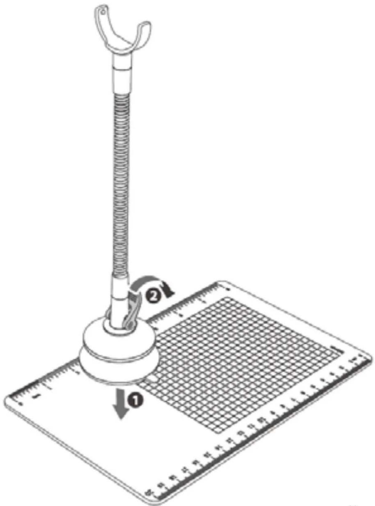 Reflecta DigiMicroscope Flex - Assemblage du support - 1