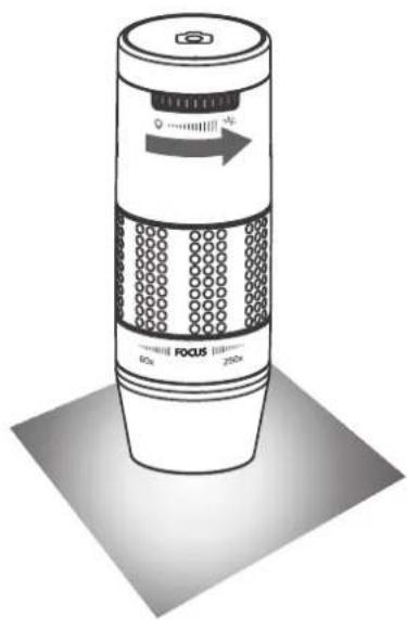 Reflecta DigiMicroscope Flex - Adjusting the LED light intensity - 1