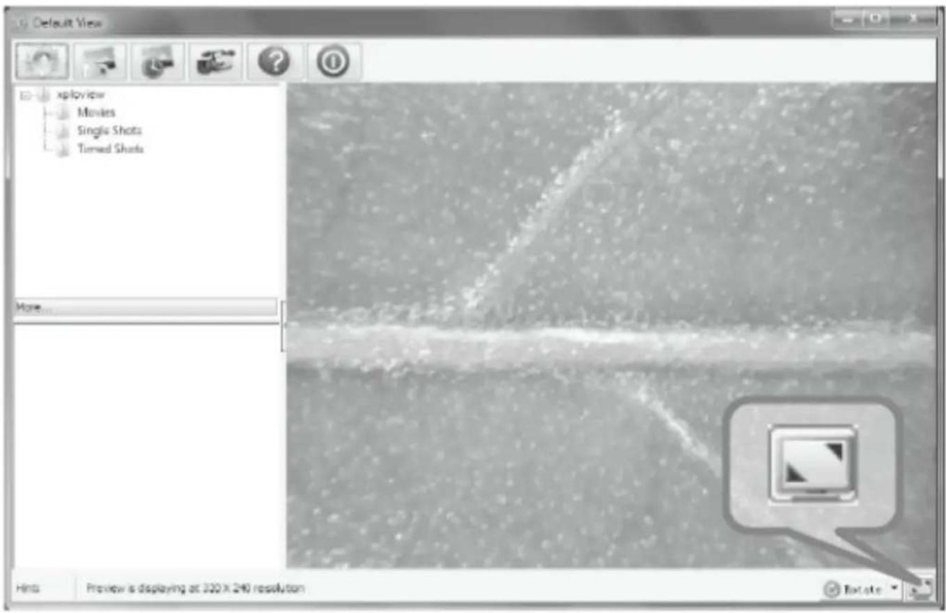 Reflecta DigiMicroscope Flex - Knop menu - 7