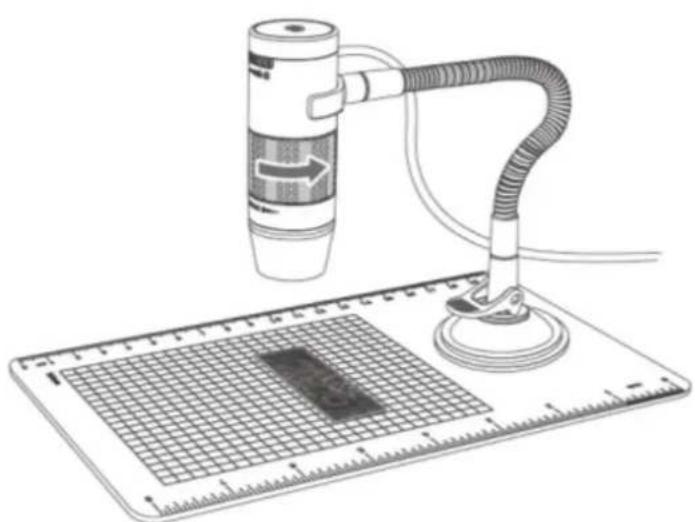 Reflecta DigiMicroscope Flex - Anzeige über das Mikroskopstativ - 1