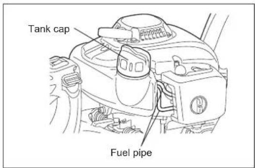 DOLMAR HT2375D - Replacing the tank cap - 1