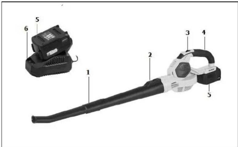 Eurom 243062 - Do not use the machine before it is completely assembled, as in the picture! - 1