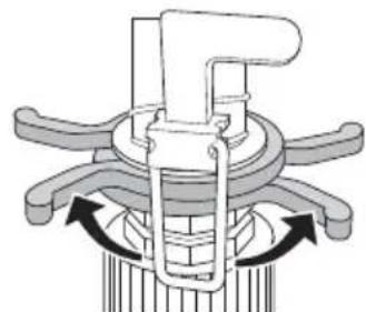 PARKSIDE PWT 11 A1 - Setting the dispersion angle: - 1
