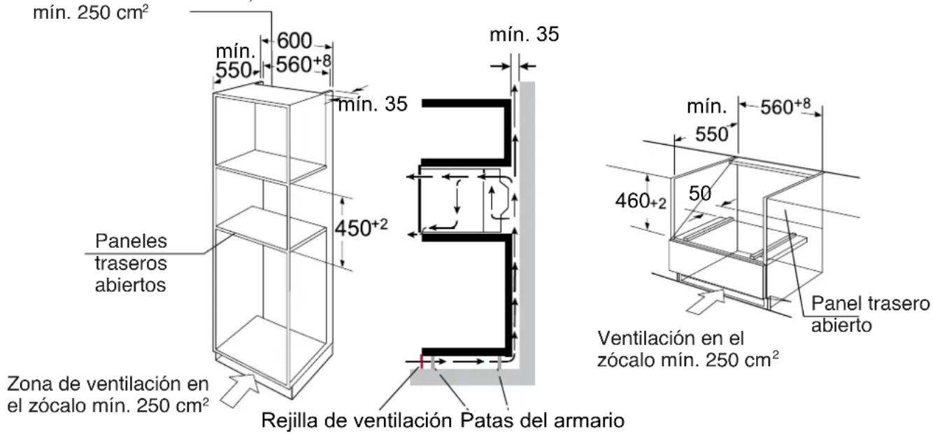 BLAUPUNKT 5MA46510 - Dimensiones para la instalación - 1