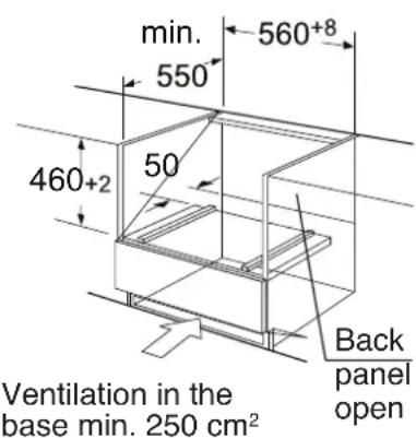 BLAUPUNKT 5MA46510 - Installation dimensions - 2