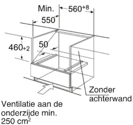 BLAUPUNKT 5MA46510 - Inbouwafmetingen - 2