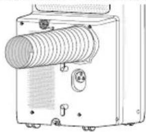 SHARP ULY12EAW - Nota sobre la instalación del tubo de descarga de calor - 3
