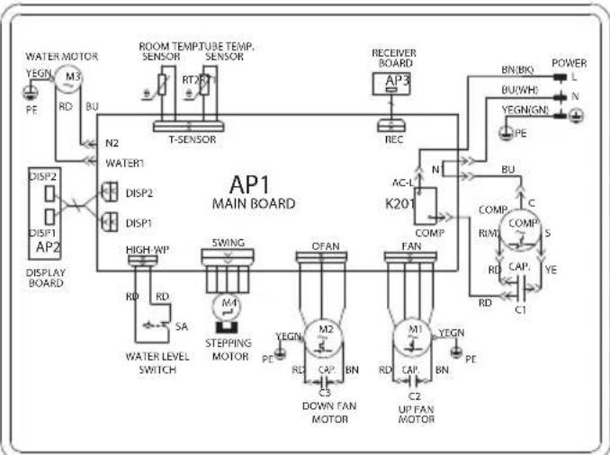SHARP ULY12EAW - Wiring Diagram - 1