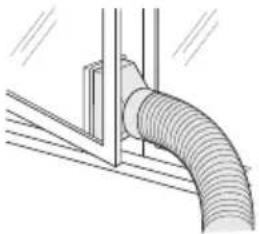 SHARP ULY12EAW - Install heat discharge pipe - 3