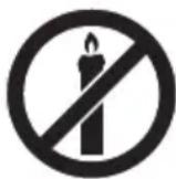 SHARP ULY12EAW - In order to prevent fi re always keep candles and other open fl ames away from this product. - 1