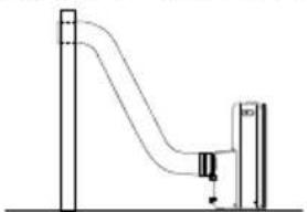 SHARP ULY12EAW - Note on installing heat discharge pipe - 1