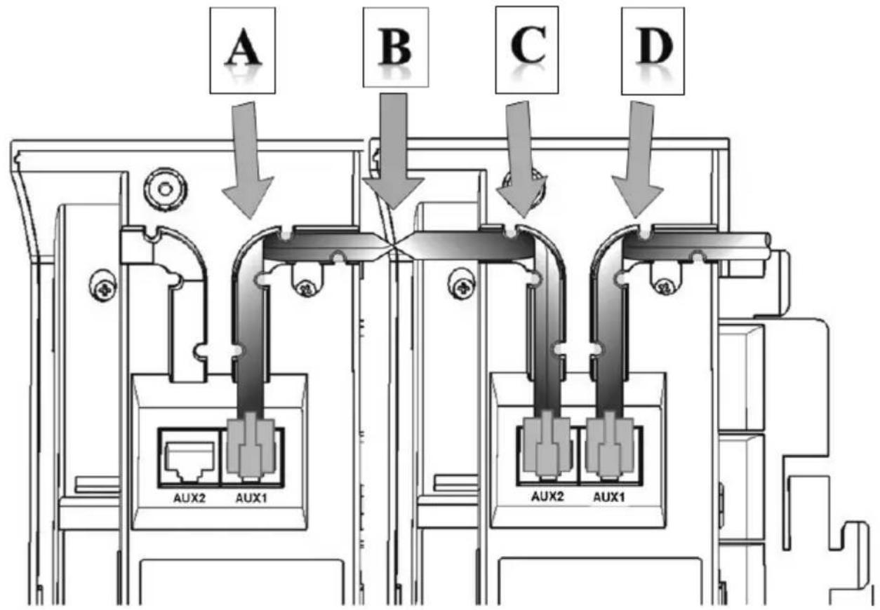 TIPTEL KM 27 - Anschluss des Verbindungskabels - 1