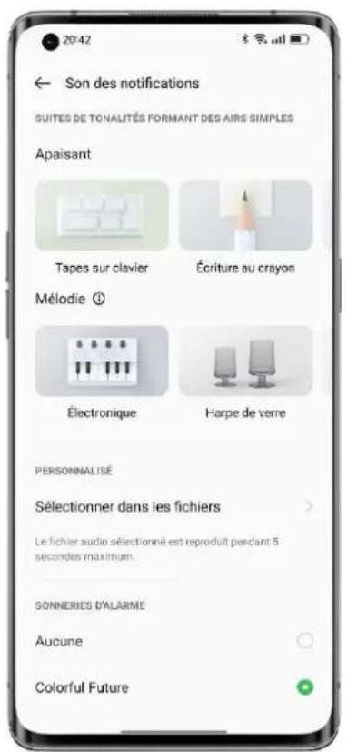 OPPO Find X5 Pro - Suites de tonalités formant desairs simples - 1