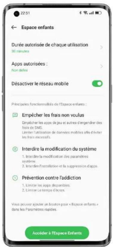 OPPO Find X5 Pro - Espace Enfants permet à vos enfants d'utiliser votre téléphone d'une manière saine - 1
