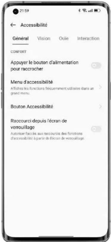 OPPO Find X5 Pro - Utiliser le mode Accessibilité - 1