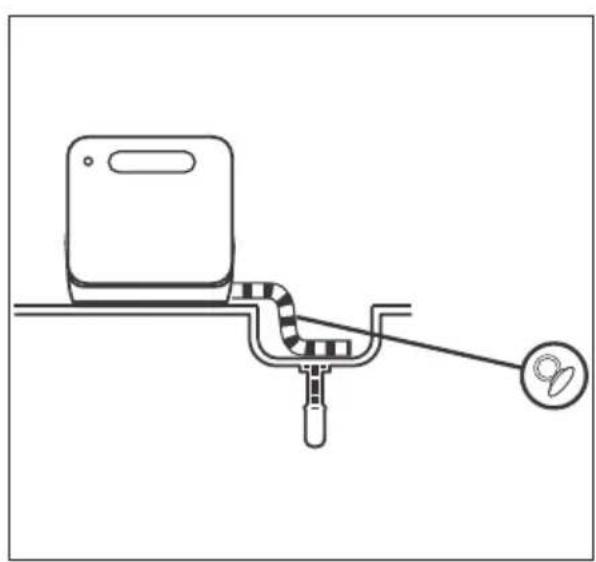 SILVERCREST SGW 860 A1 - Vedení hadice do drezu/nádoby - 1