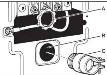 MAYTAG MGD6230HW - Sujete el protector de cables para cable directo - 1