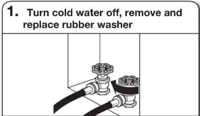 MAYTAG MGD6230HW - CONNECT INLET HOSES - 1