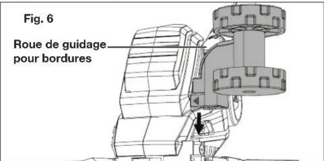 Sun Joe 24VST14 - Pose de la roue de guidage pour cordures - 1