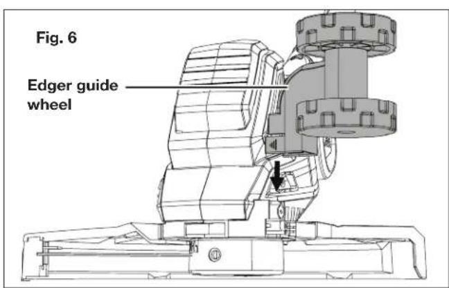 Sun Joe 24VST14 - Fitting the Edger Guide Wheel - 1