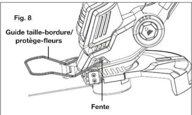 Sun Joe 24VST14 - Pose du guide taille-bordure/protège-fleurs - 2