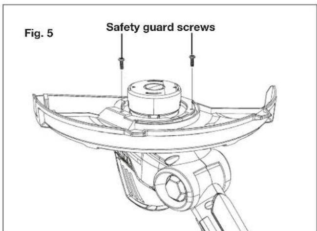 Sun Joe 24VST14 - Fitting the Safety Guard - 2